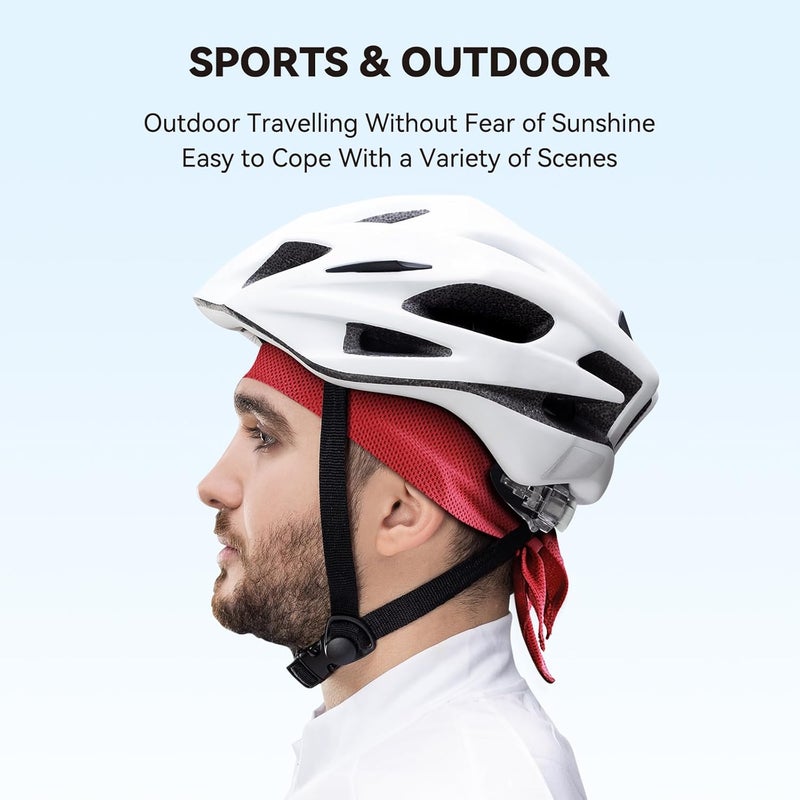 YOHITOP 6 Pack Breathable Doo Rags for Men, Sweat Wicking Dew Rags, Cooling Do Rag Skull Cap Helmet Line for Men - Image 3